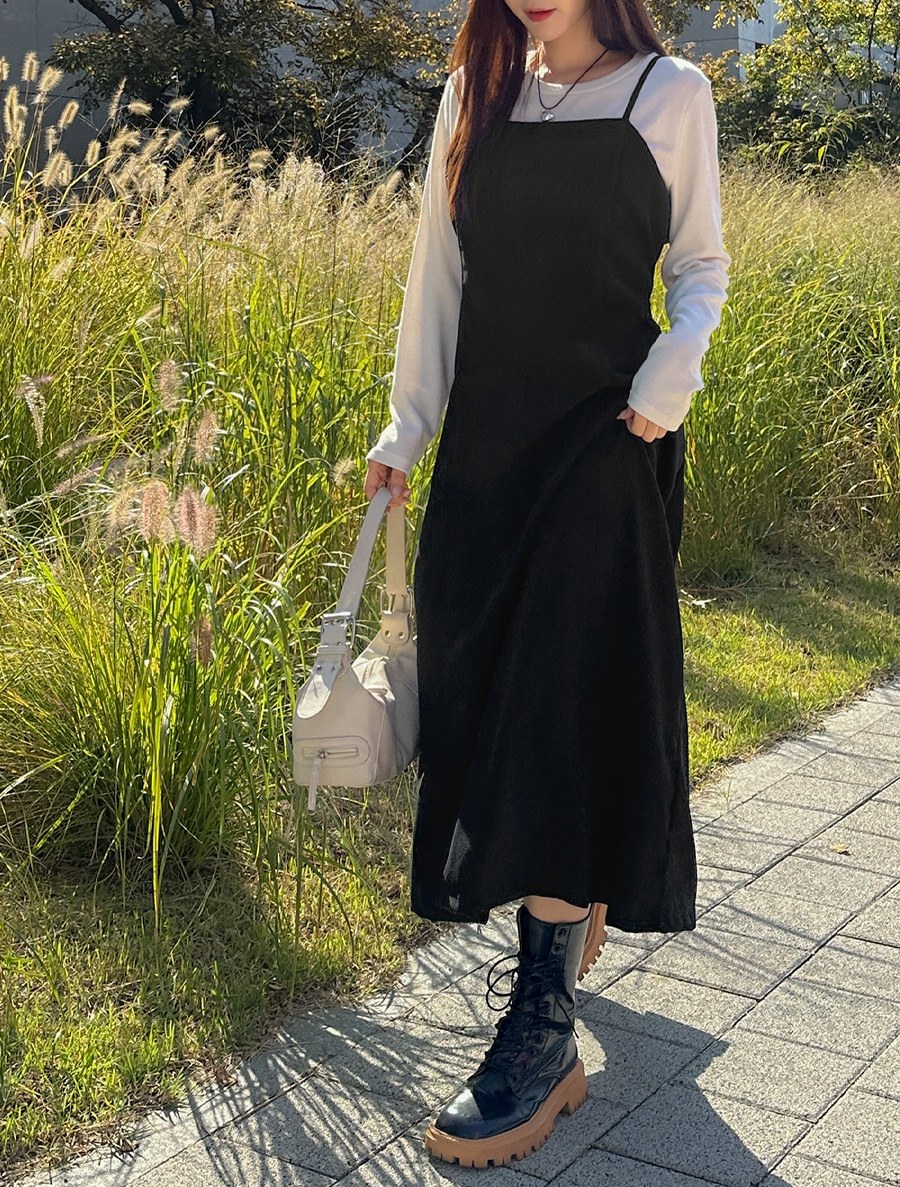 ディテプヌリボンビスティエロングワンピース