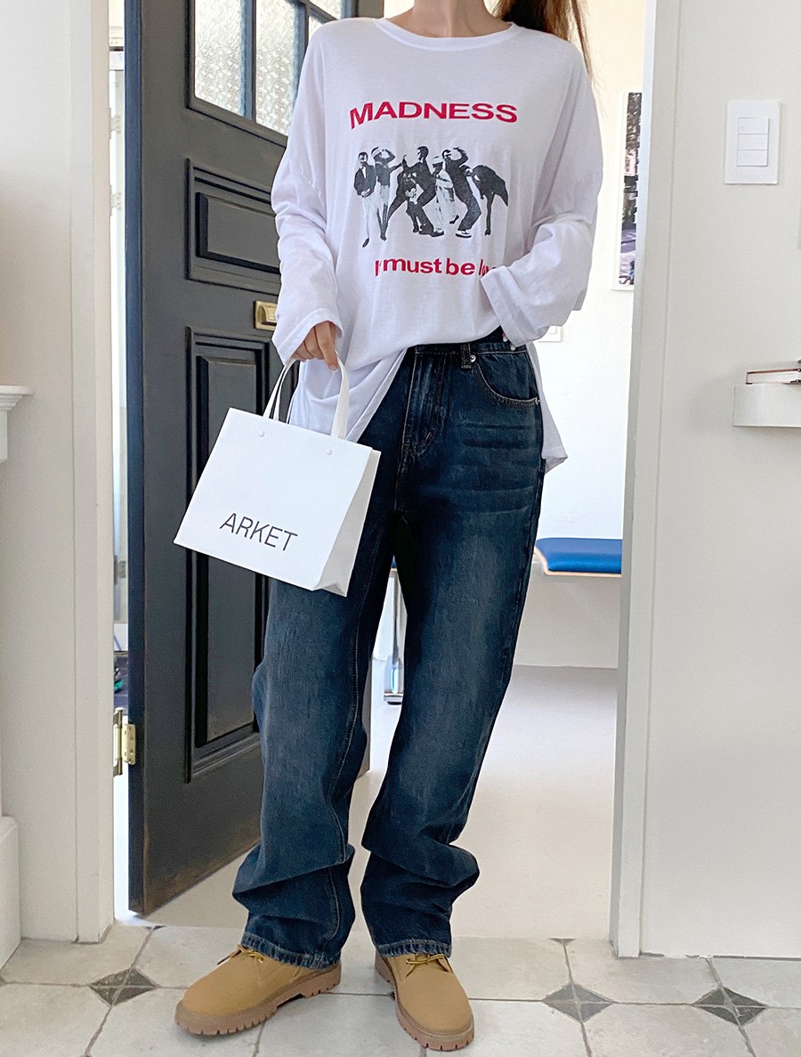 セチエンセミワイドデニムパンツ