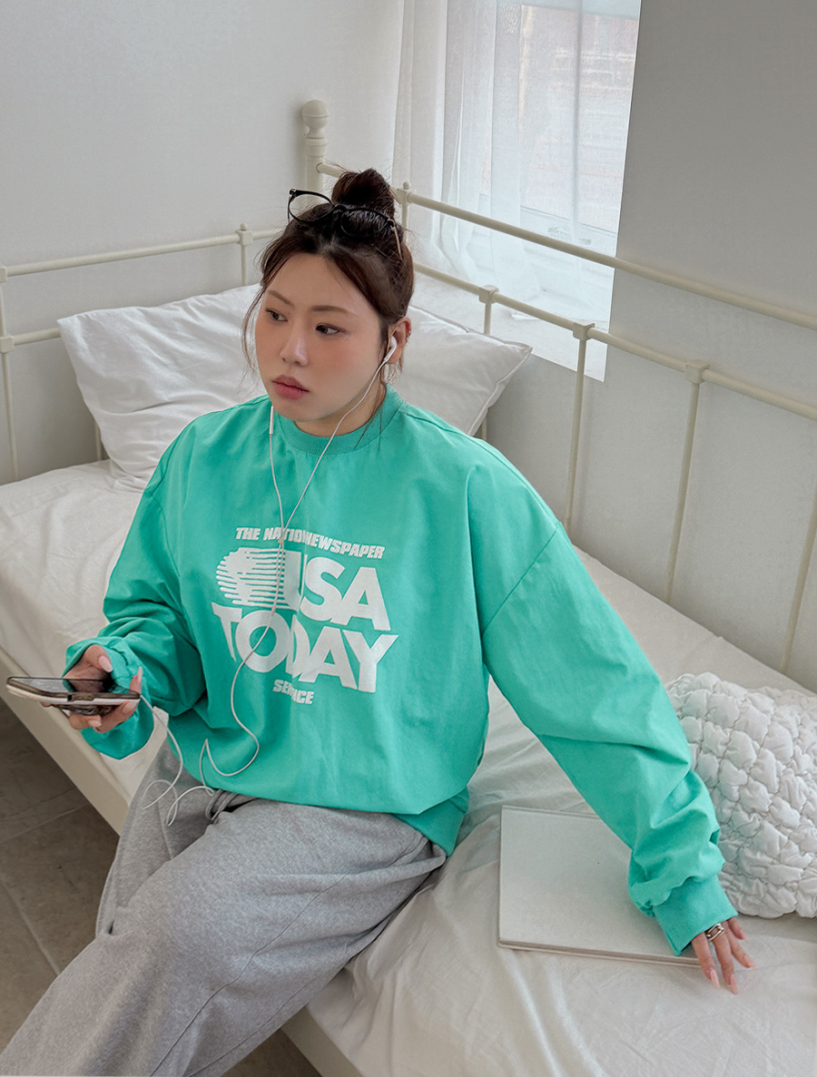 フェリモンナイロンプリンティングカットソー