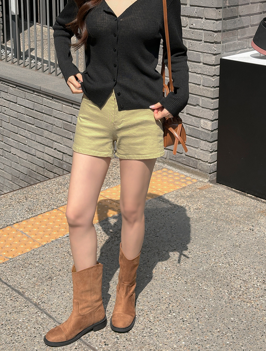 ピネッツスパン３分丈コットンパンツ