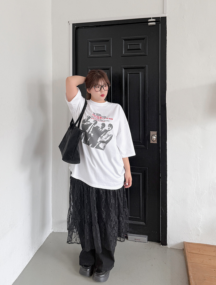 ルモンディ シーツルー レイヤード カンカンスカート