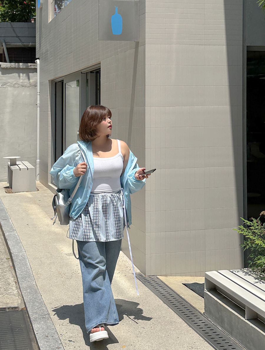 アーケンプ チェックスタイル レイヤードラップスカート