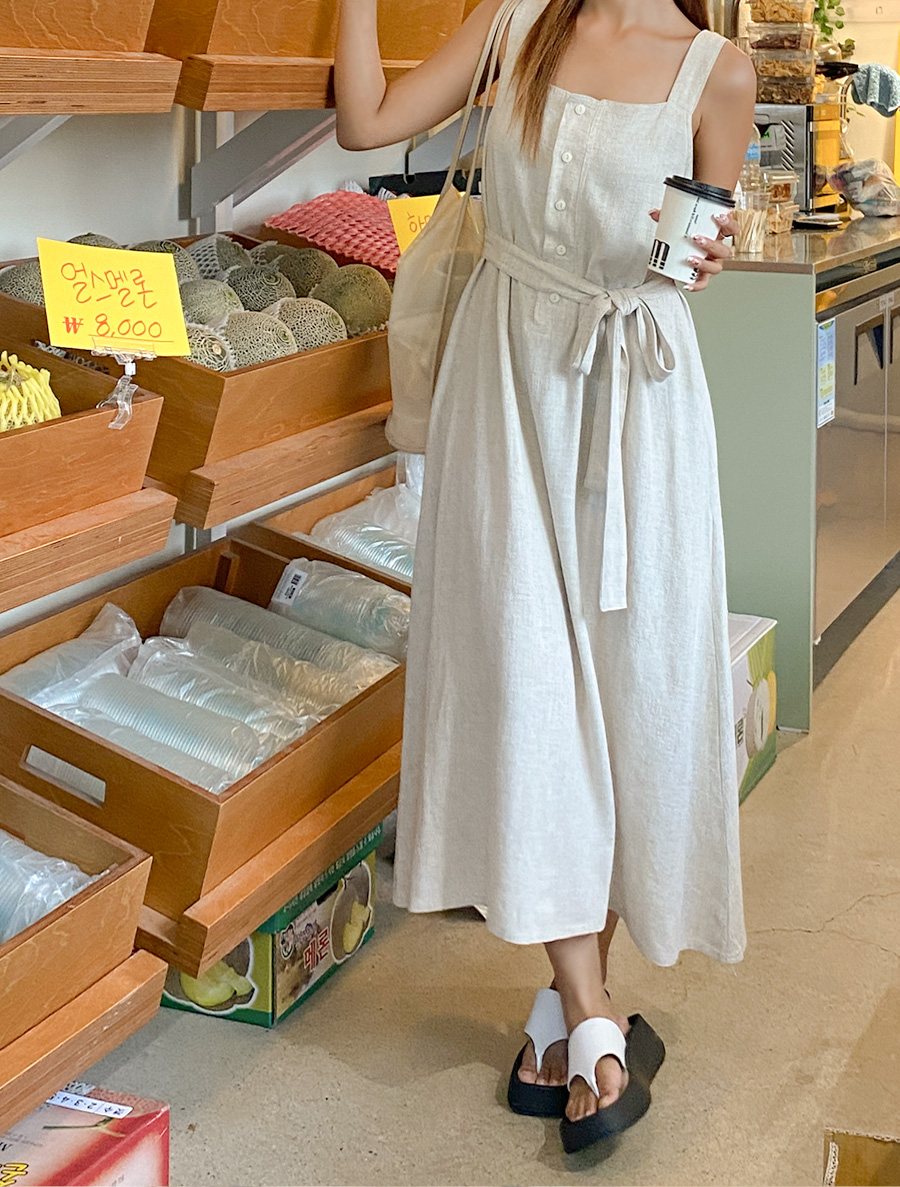 カティハサスペンダー紐SETロングワンピース