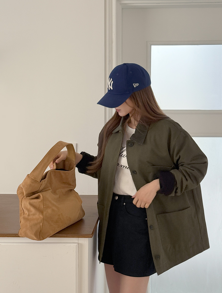 アントベ ピーチ キルティング カラージャケット(3オンス)