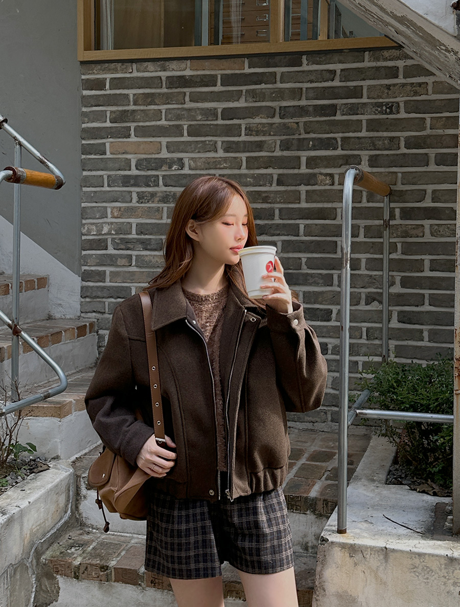 ベントア起毛ブルージョンジャケット