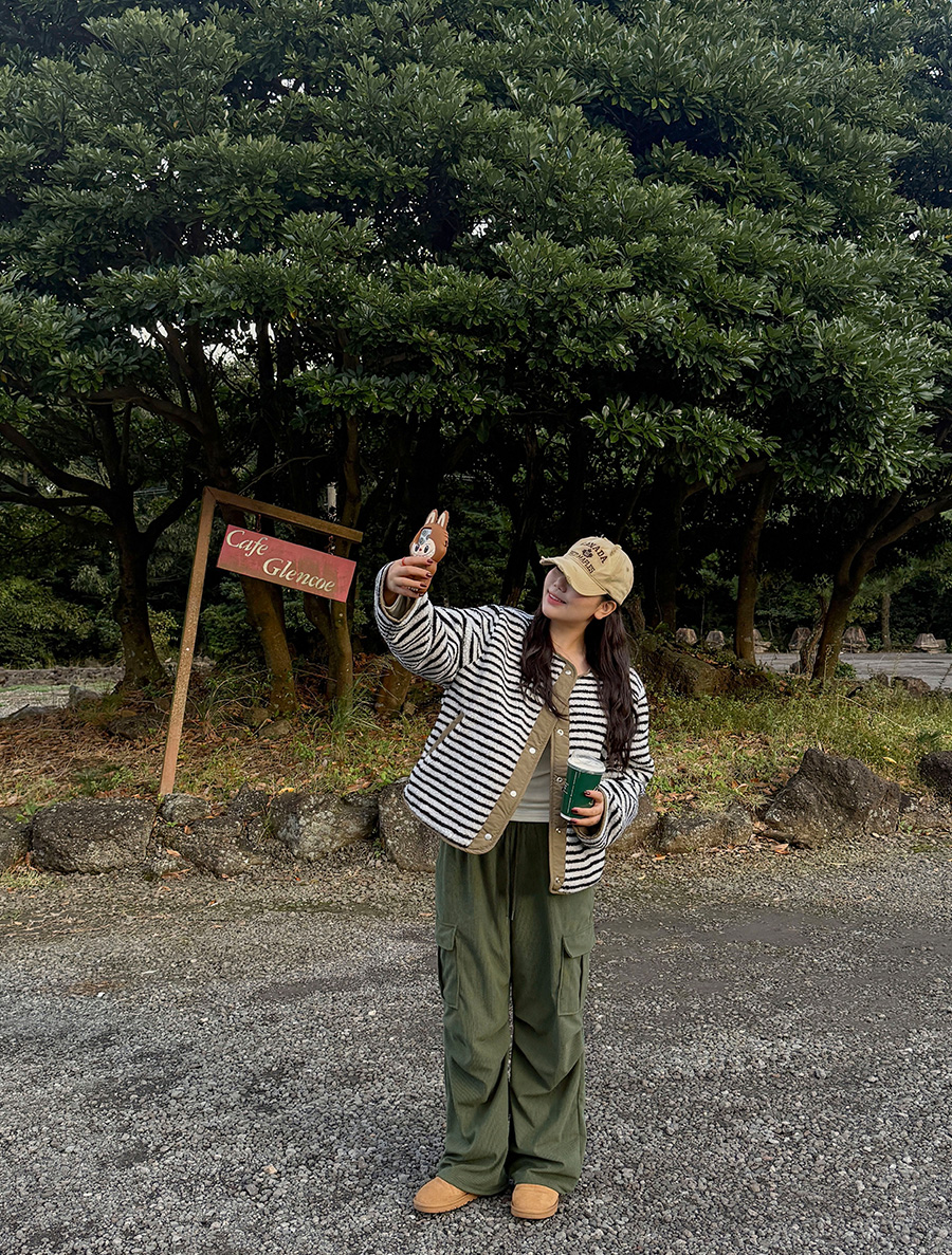 ベントミューコーデュロイカーグロングウエストバンドパンツ