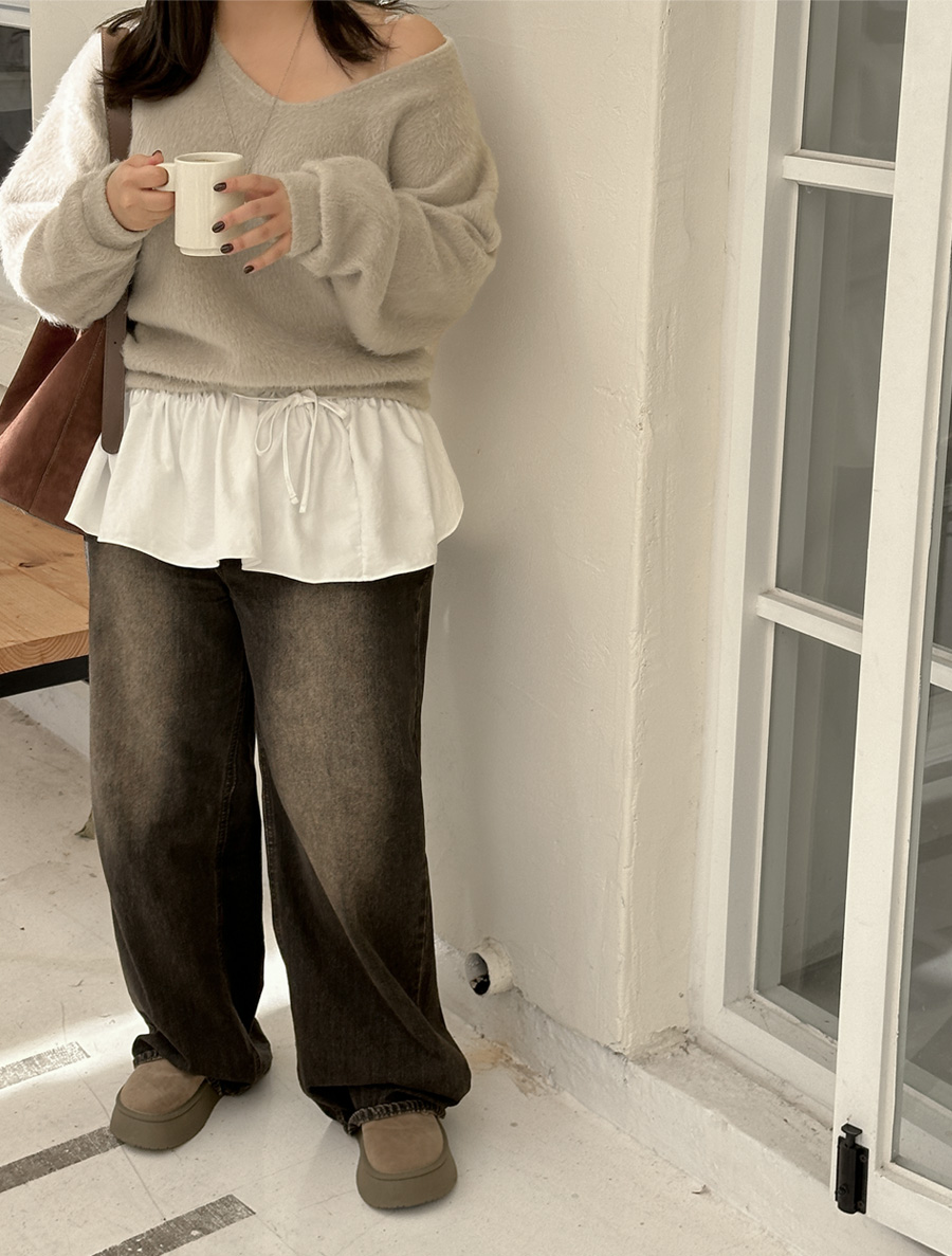 アヴェルシャーリングレイヤードラップスカート