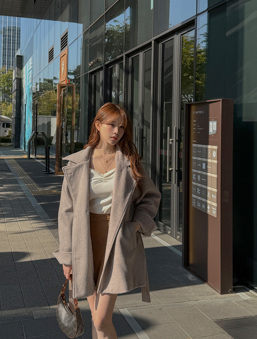 ミューティエンベルトSETキルティングウールコート（3オンス）