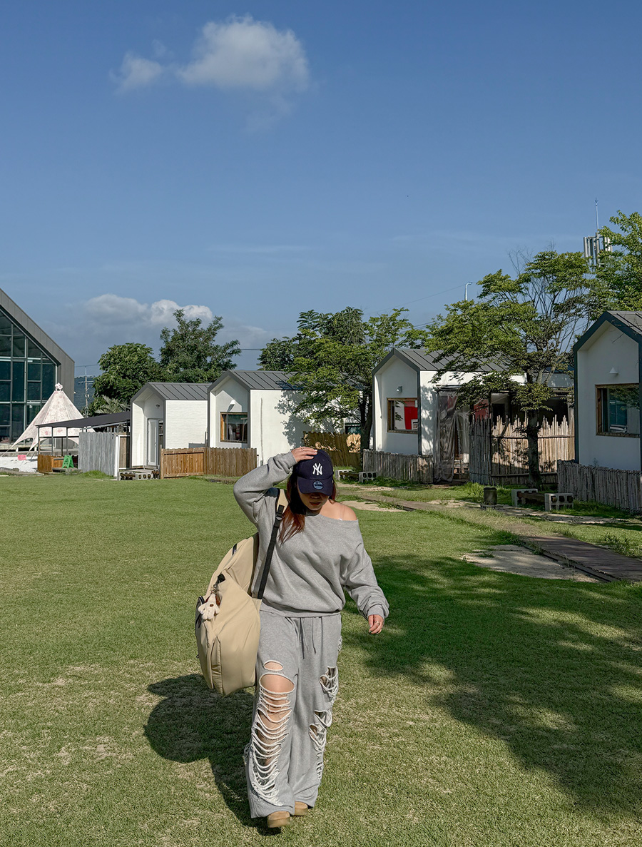 [単独進行]ユエントビンテージストリングロングウエストバンドパンツ