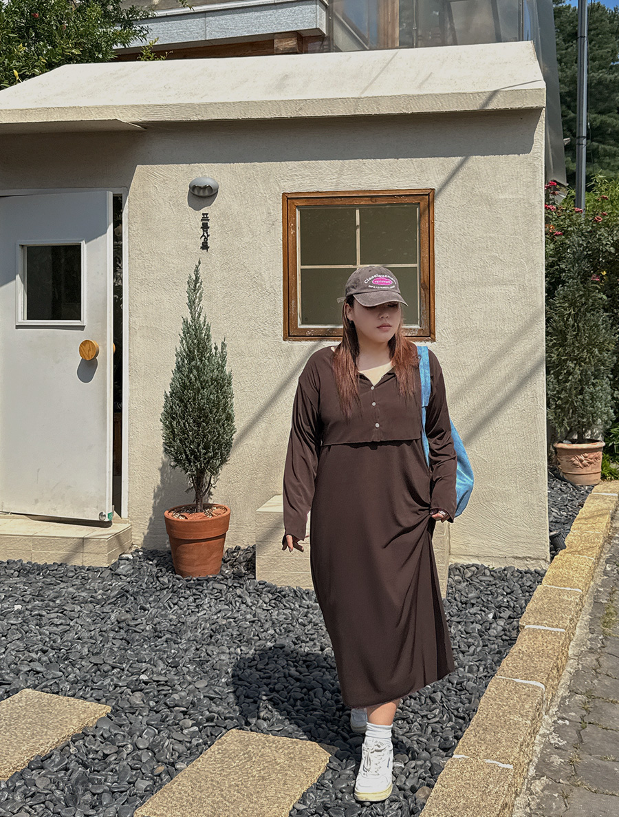 ポアユカーディガンワンピースSET