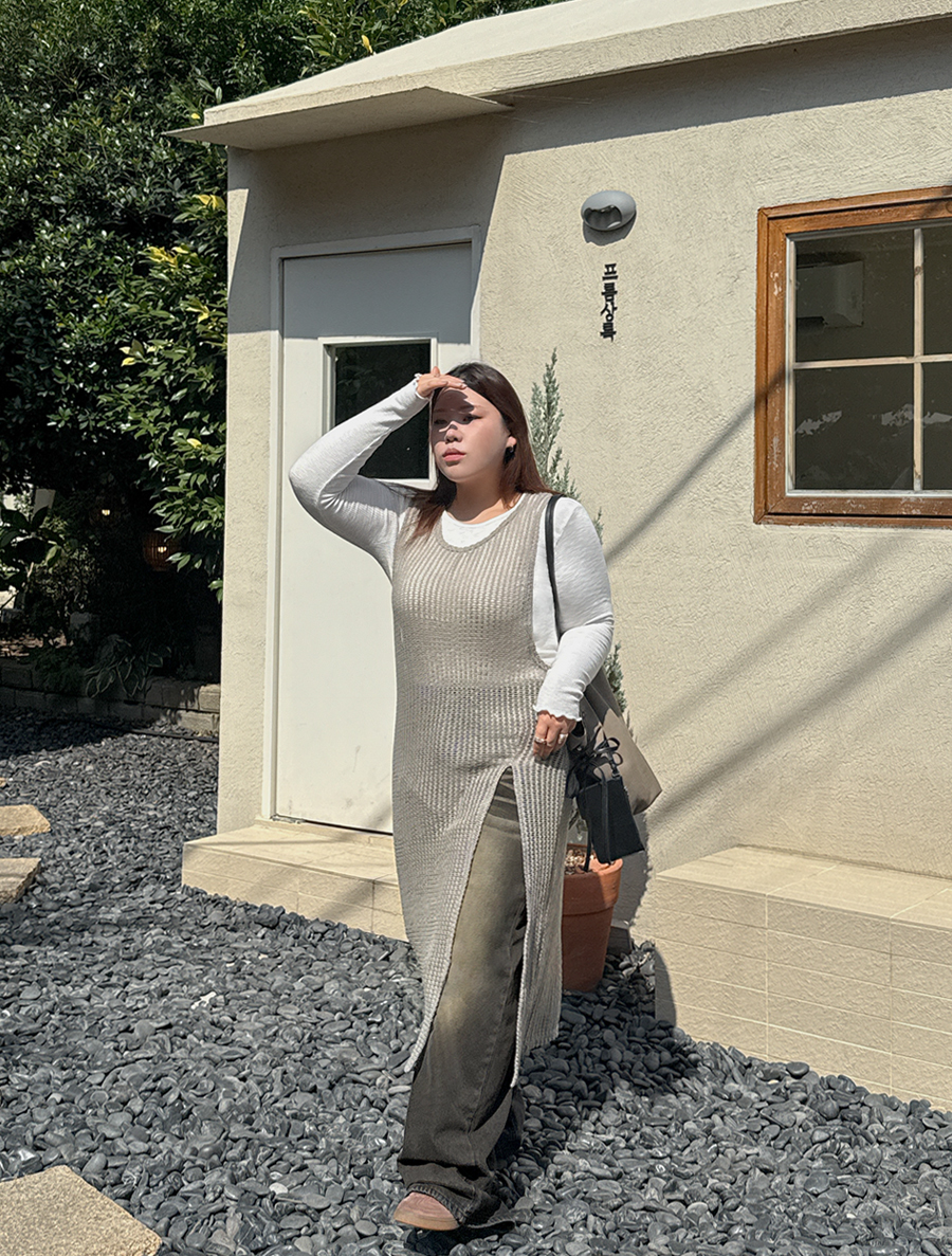 フレンニューシーツルートイムレイヤードロングワンピース