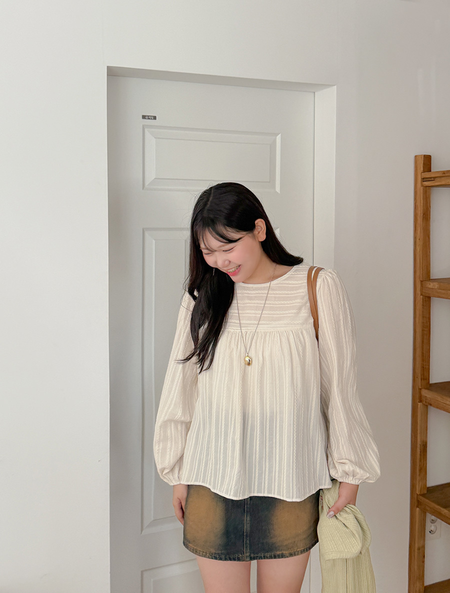 トロンニュー ガードシャーリング ブラウス