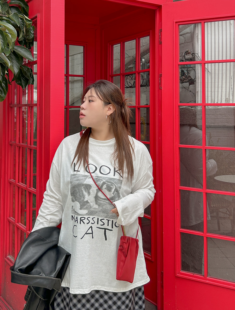 フォルトア プリンティング ロングティーシャツ