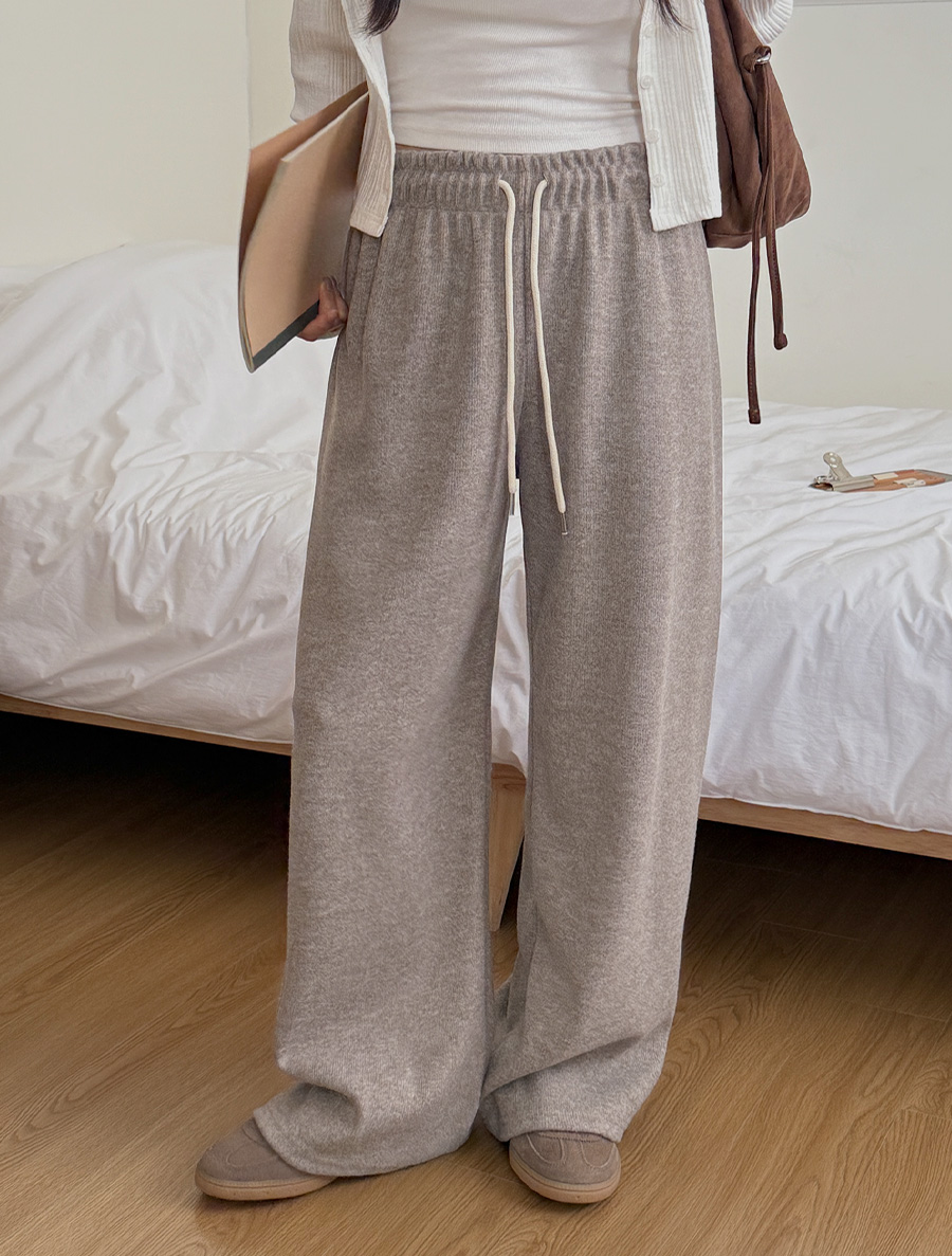 ユーベロベーシックロングウエストバンドパンツ