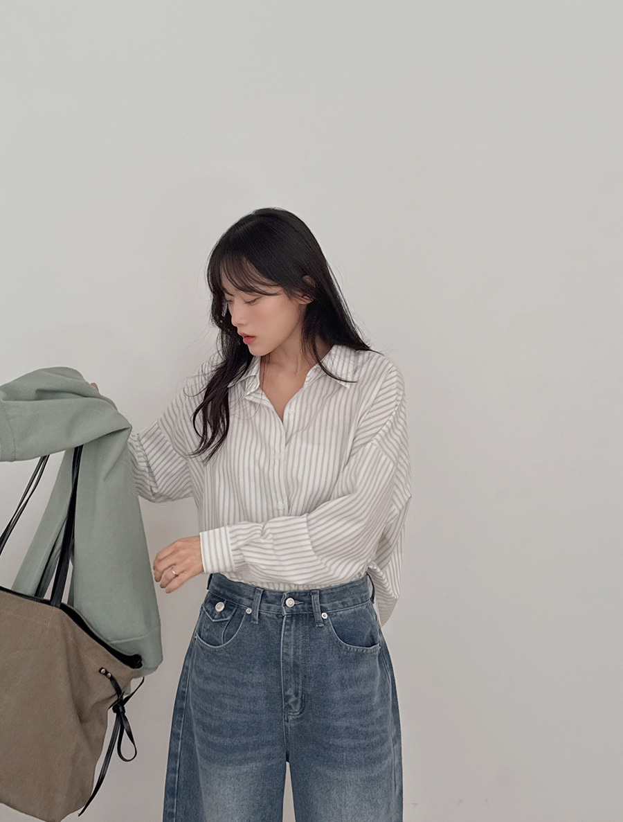 デイピュスタイル アンバランスシャツ