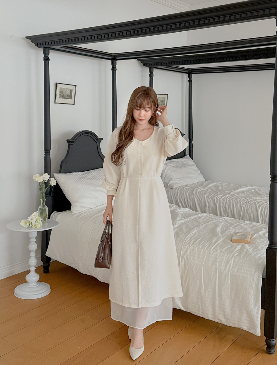 プチレン レイヤード トゥイム ロングワンピース