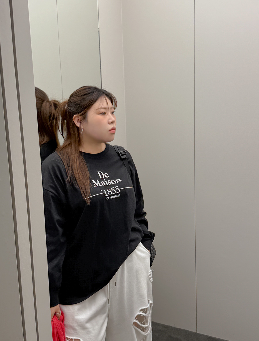 ヌジアレタリングティーシャツ