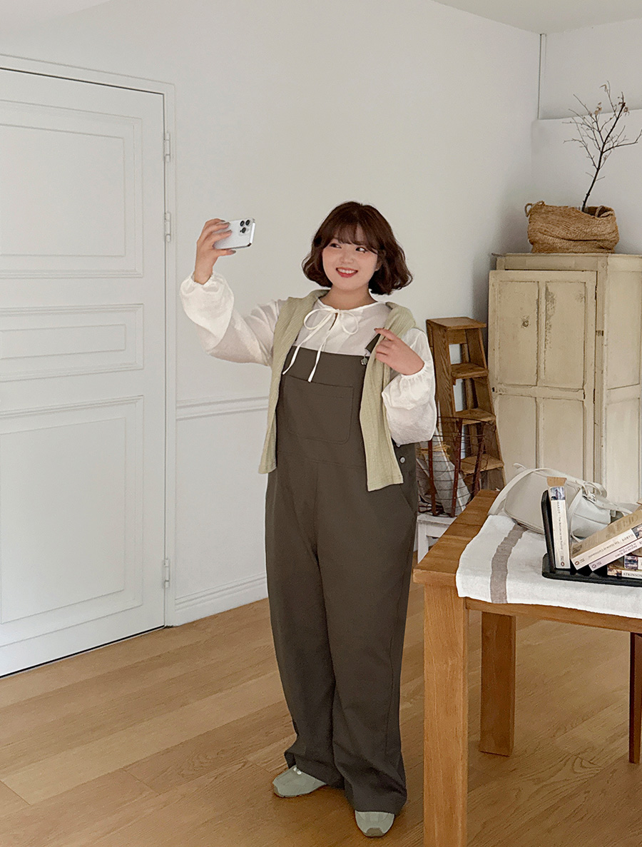 エンチュールポケットコットンロールアップパンツ