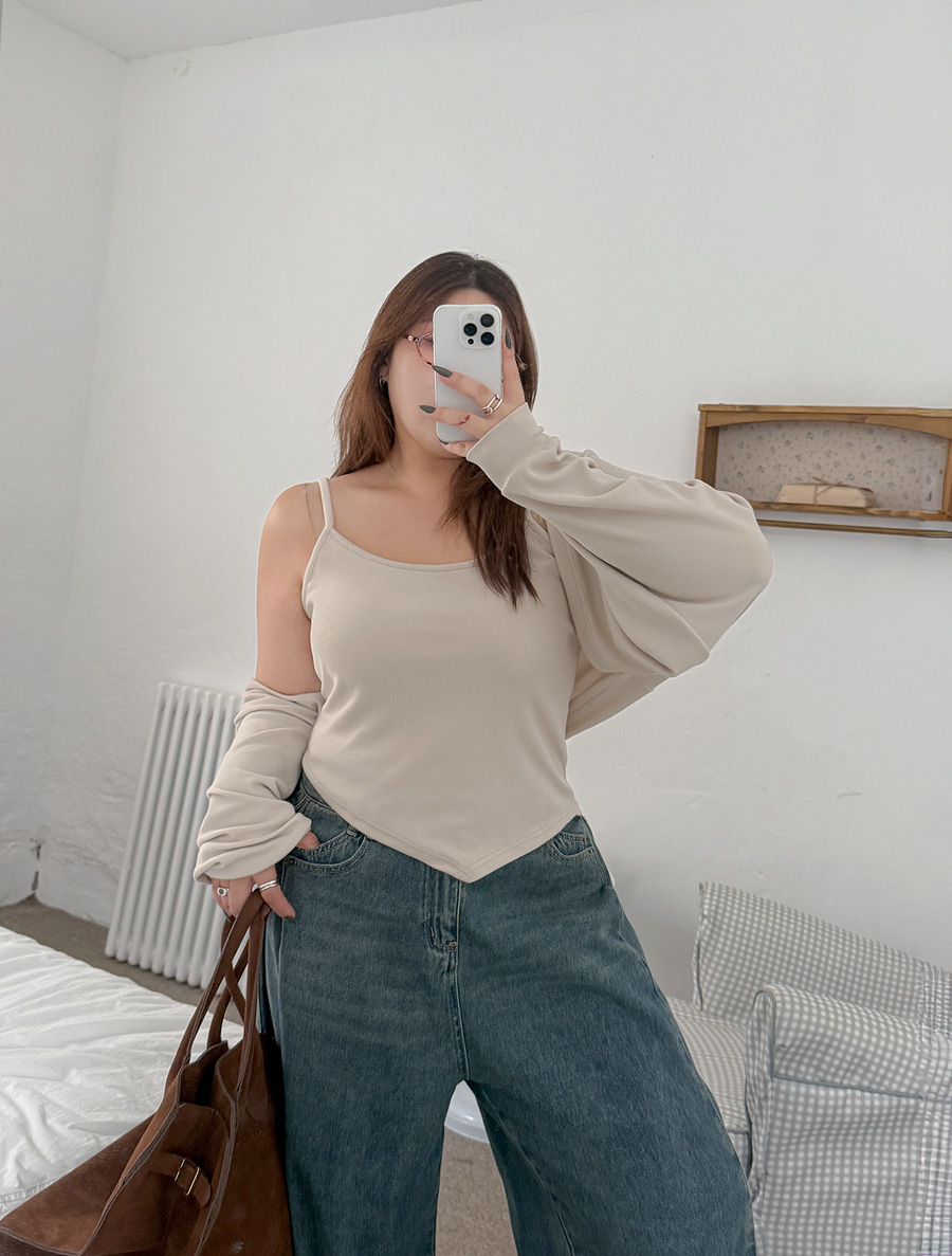 ヘンチュア 斜線 スリブリス ボレロ SET