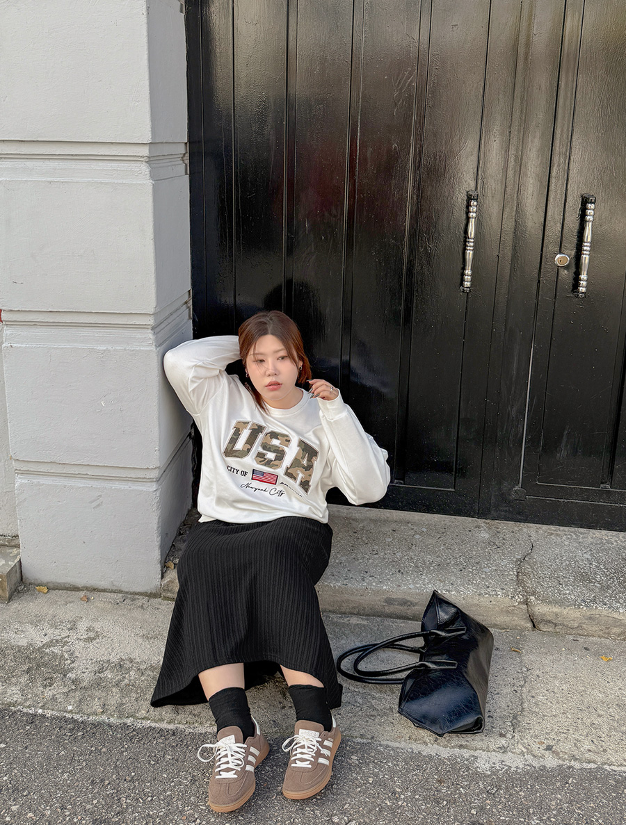 クムエンプリンティングカットソー