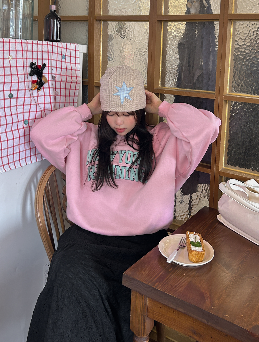 ラオズンパッチウールワッフルビーニー