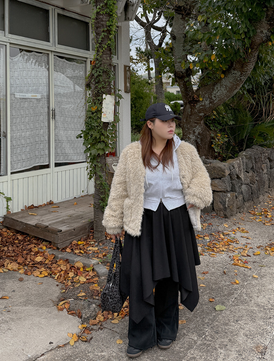 ネプリン トイム アンバランス シャーリングスカート