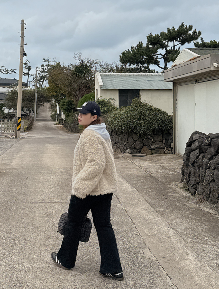 フエントミンク ブーツカット ウエストバンドパンツ