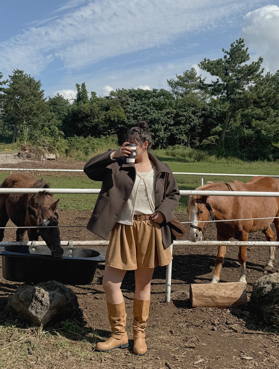 マデンフスエードシャーリングキュロットパンツ