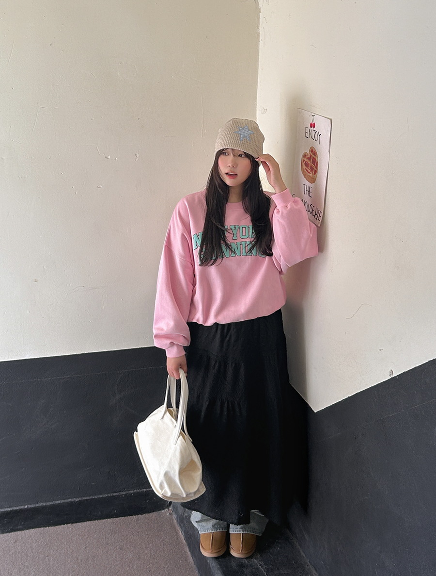 ベティヘン起毛レタリングカットソー