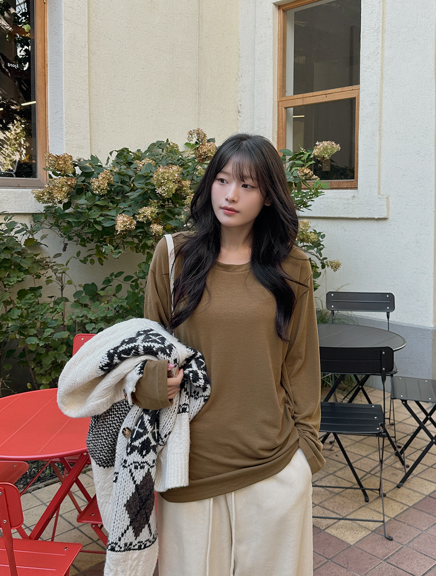 ティオフベーシックラウンドティーシャツ