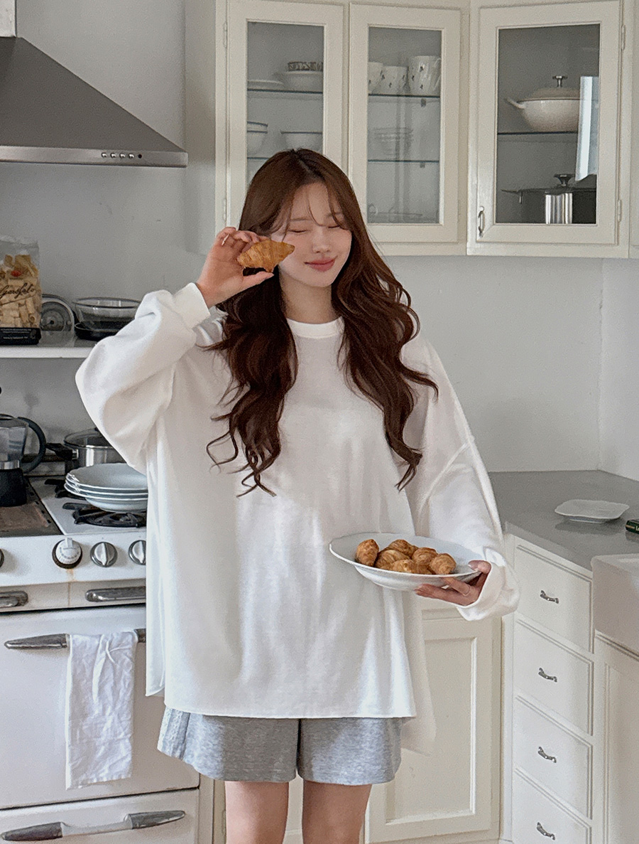 ブエオン 起毛 ベーシック トイム ティーシャツ