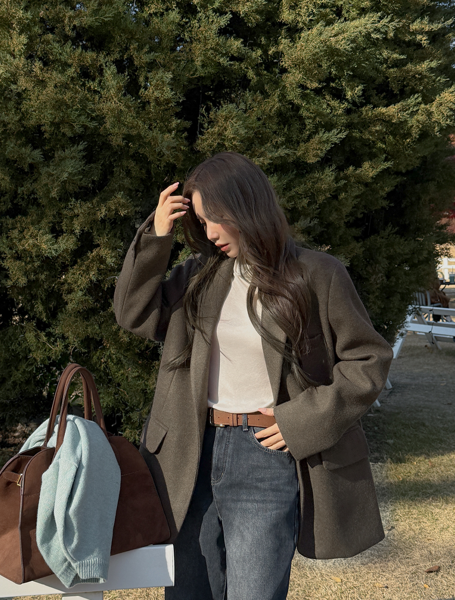 ハチオンウールシングルジャケット