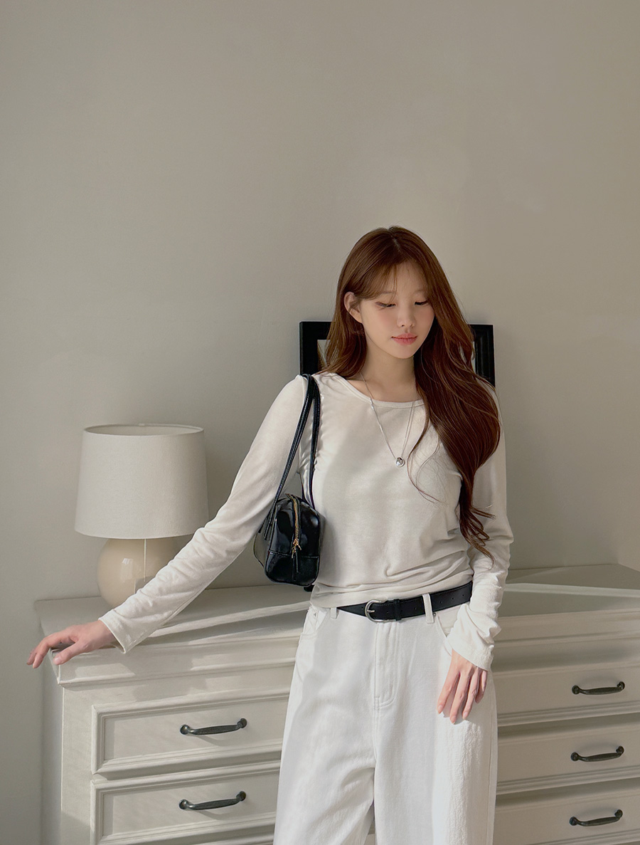 [EVELLET]レイティーツウェーレイヤーティーシャツ