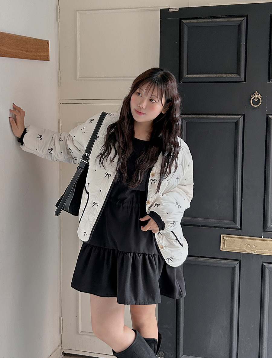 パーニューにリボン トットボタン ジャンパ（3オンス）