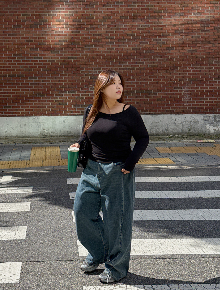 [EVELLET]ミプリン起毛スリブリスティーシャツ SET