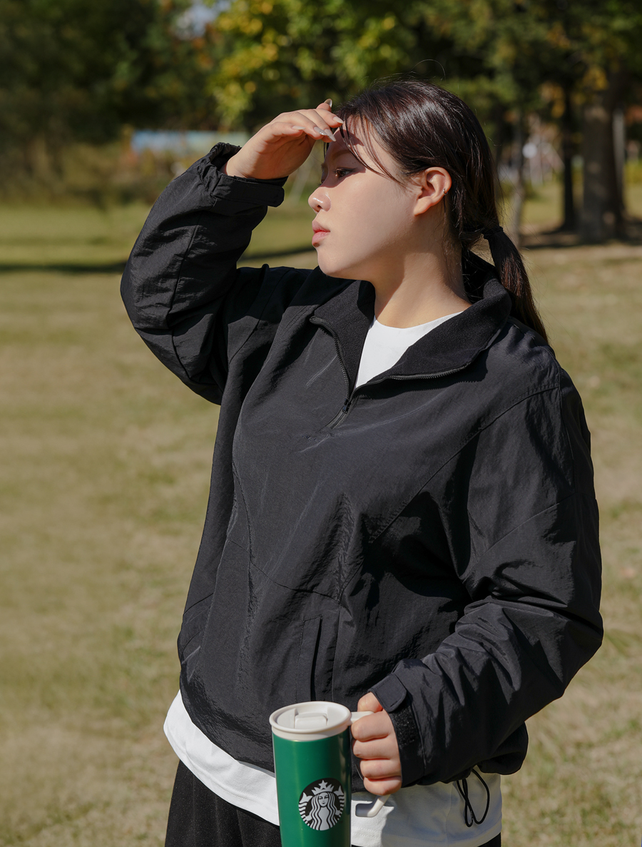 [EVELLET]ハーアンブルアノラックフリース反集業