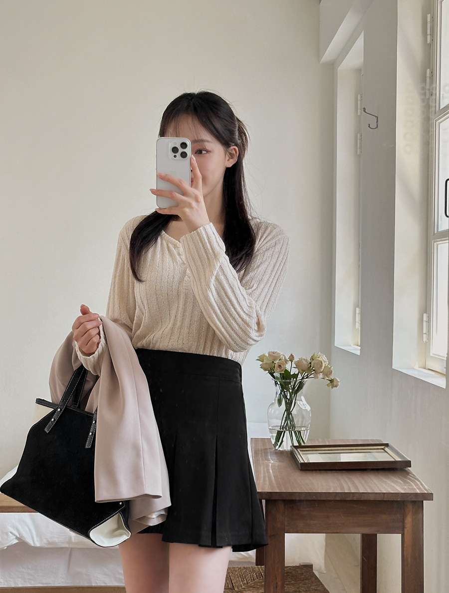 [EVELLET]メリエボタンブックルゴルジニット