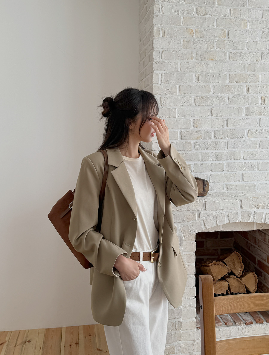 [EVELLET]ハイセンピンタックシングルジャケット