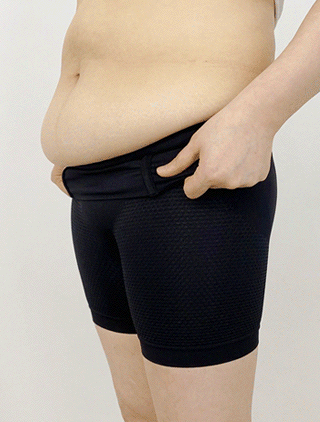 ポインワンミラクル3分丈補正パンティー