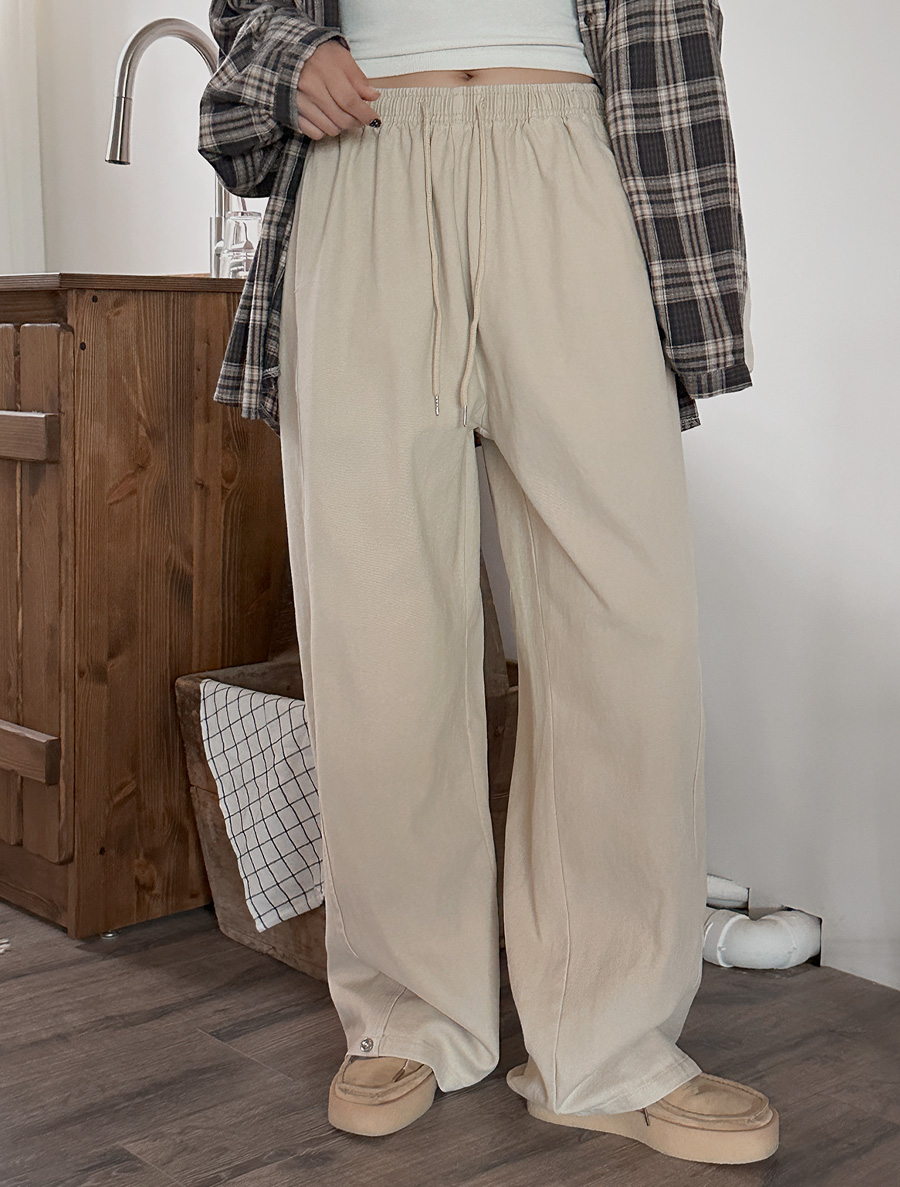 トゥンピューピッチ起毛長さ別ツウェーウエストバンドパンツ