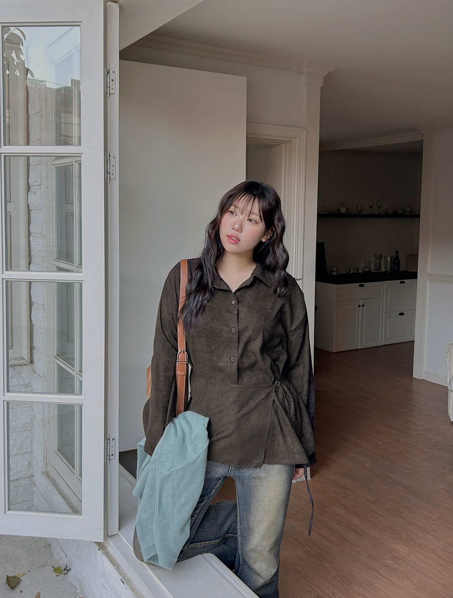 ラビントスエードラップシャツ