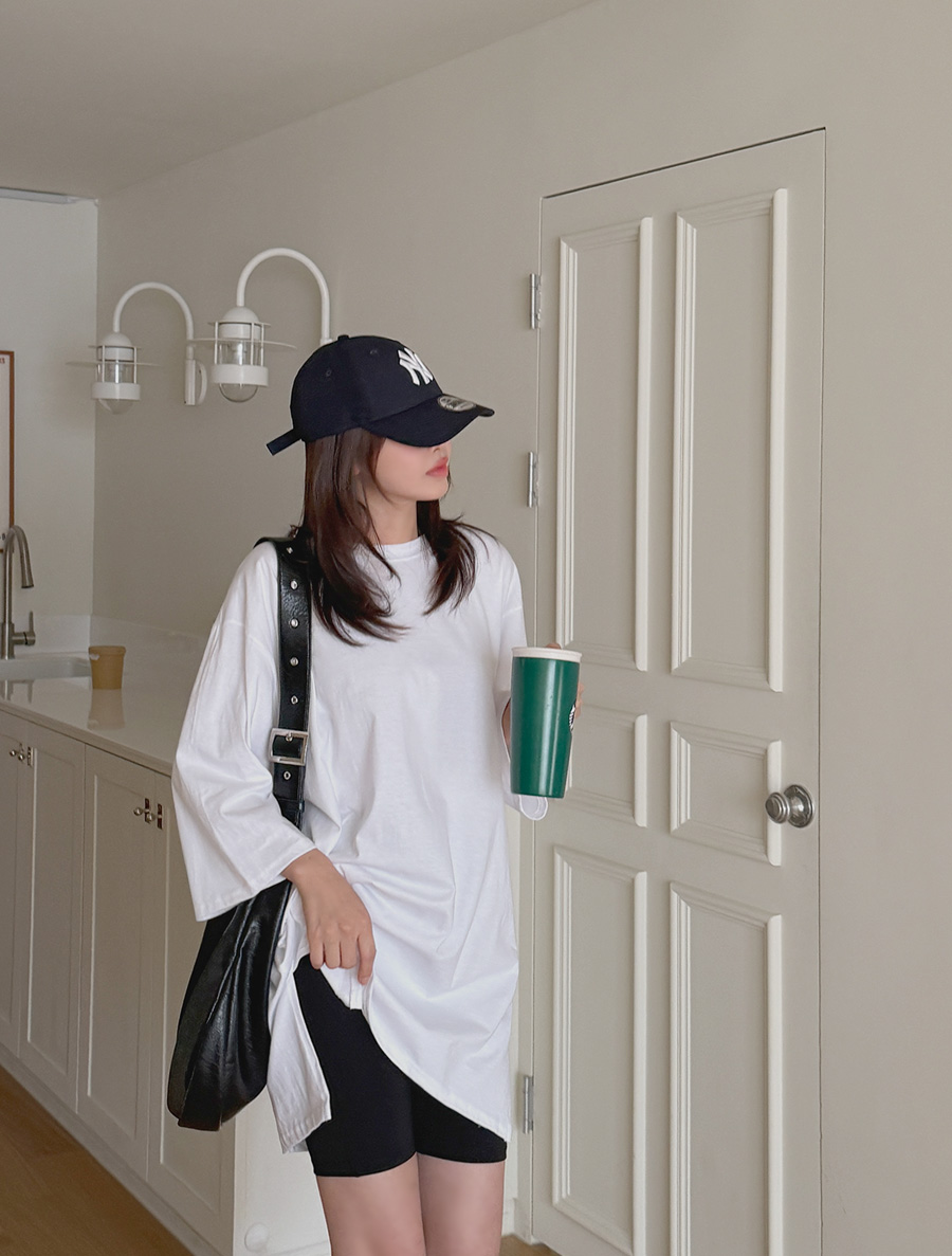 [EVELLET]ムエロレイヤードロングティーシャツ