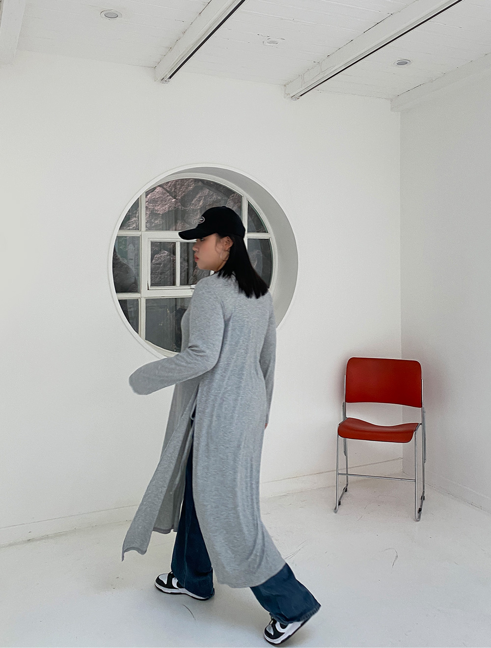 [EVELLET]せんまゆゴルジストラップトイムロングTシャツ