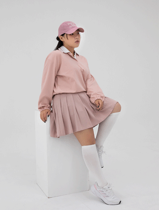 [EVELLET]ネプリ配色 カラーティーシャツ