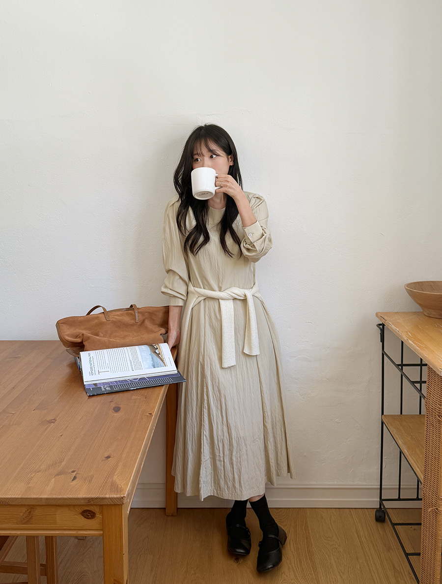 [EVELLET]ユジロスモークロングワンピース