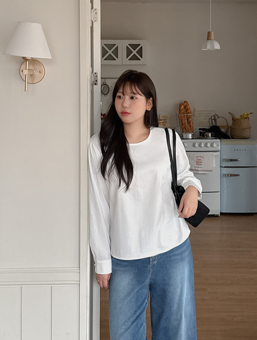 [EVELLET]アルノラウンドブラウス