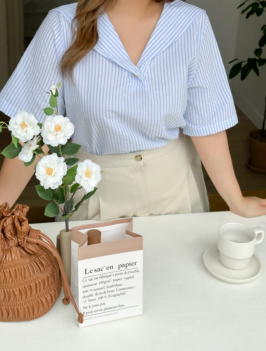 [EVELLET]リンリムSTセラカラブラウス