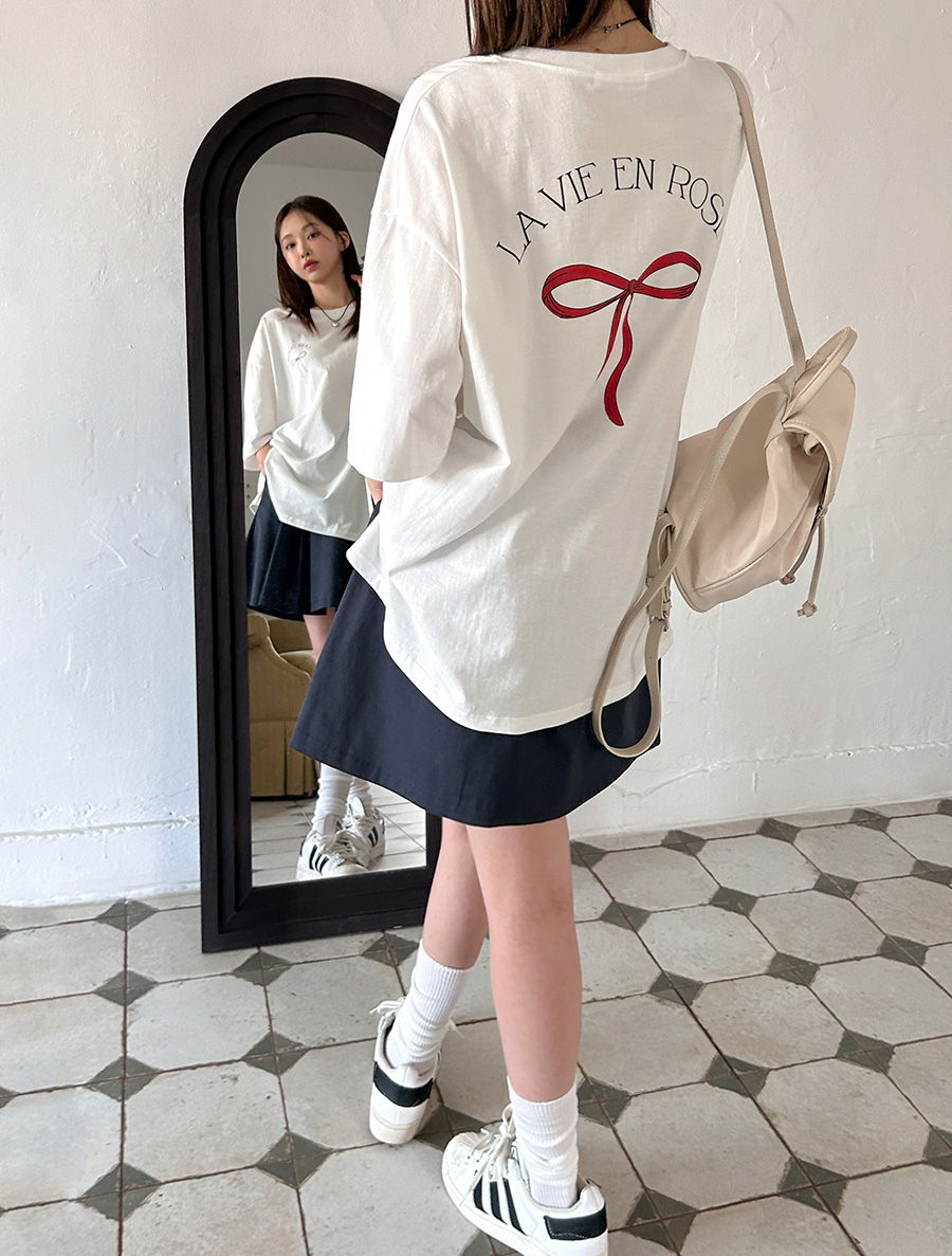 [EVELLET]フォーミレンプリンティングティーシャツ