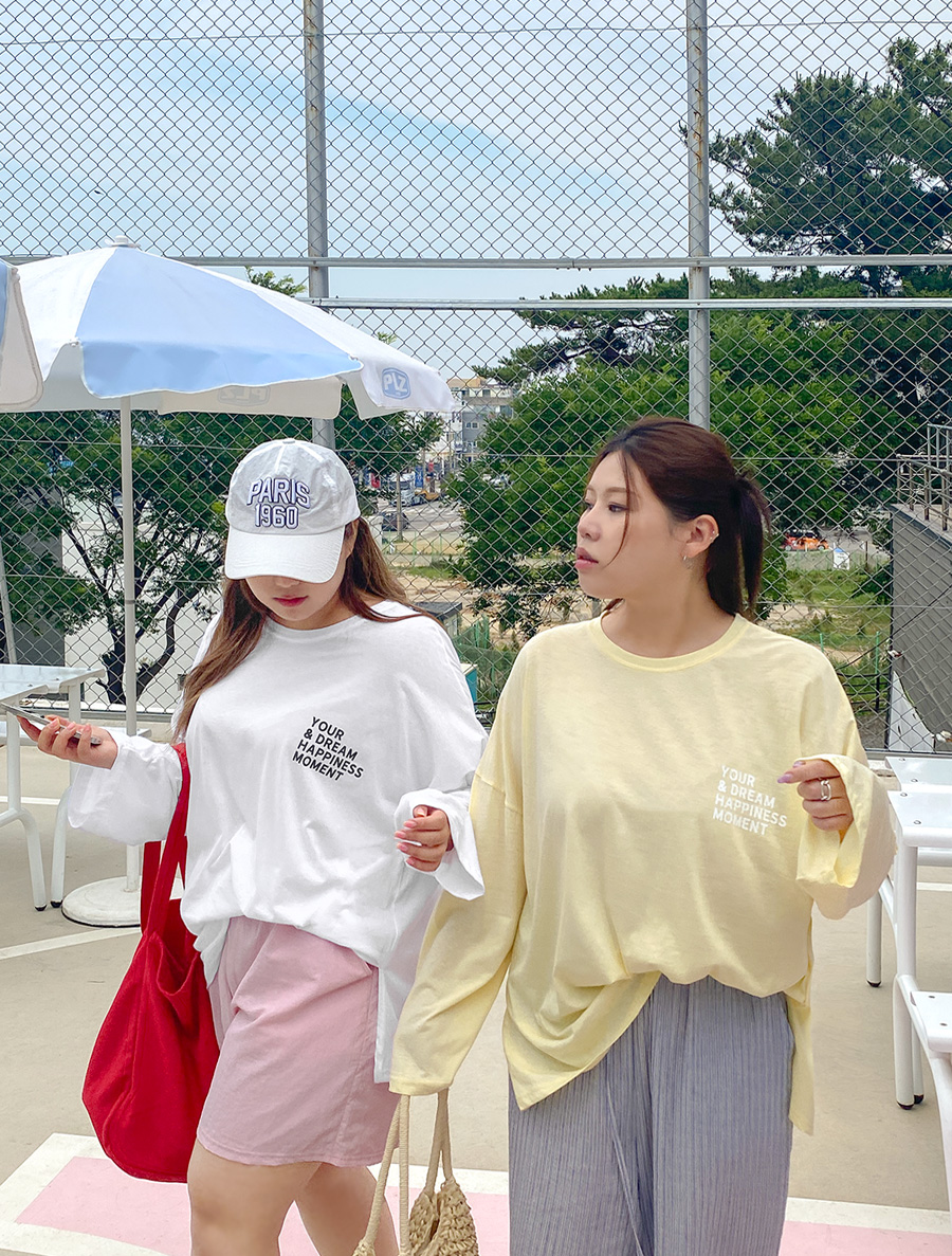 [EVELLET]アイルフレタリングシルケットティーシャツ