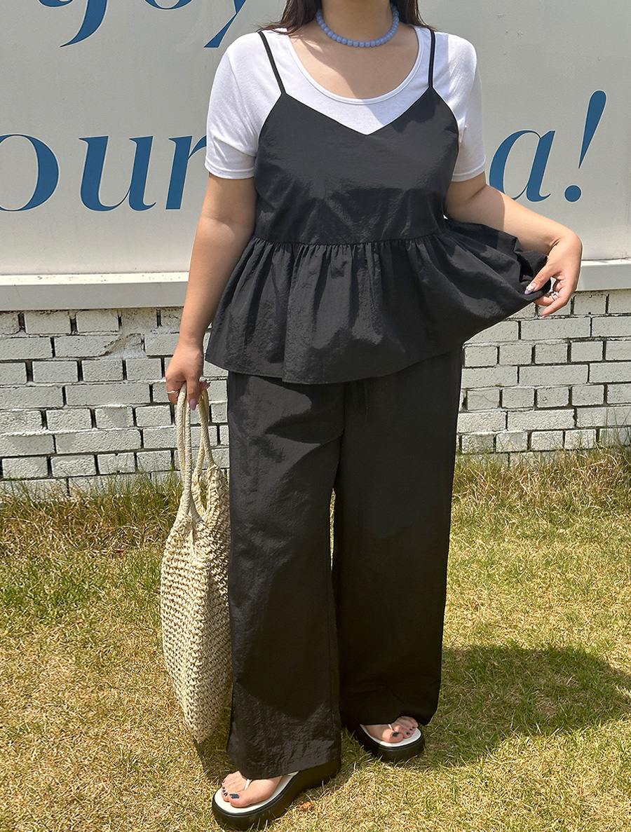 [EVELLET]ユープロスリブリスパンツSET